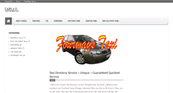 Desktop Screenshot of cabs4u.co.za
